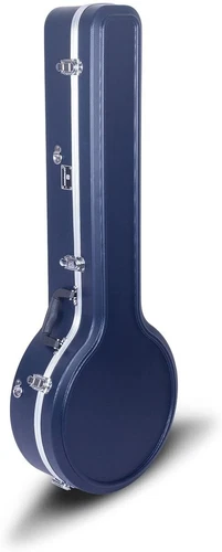 Crossrock ABS Molded Hardshell Case for 5-String Resonator, Gibson Tenor Banjo