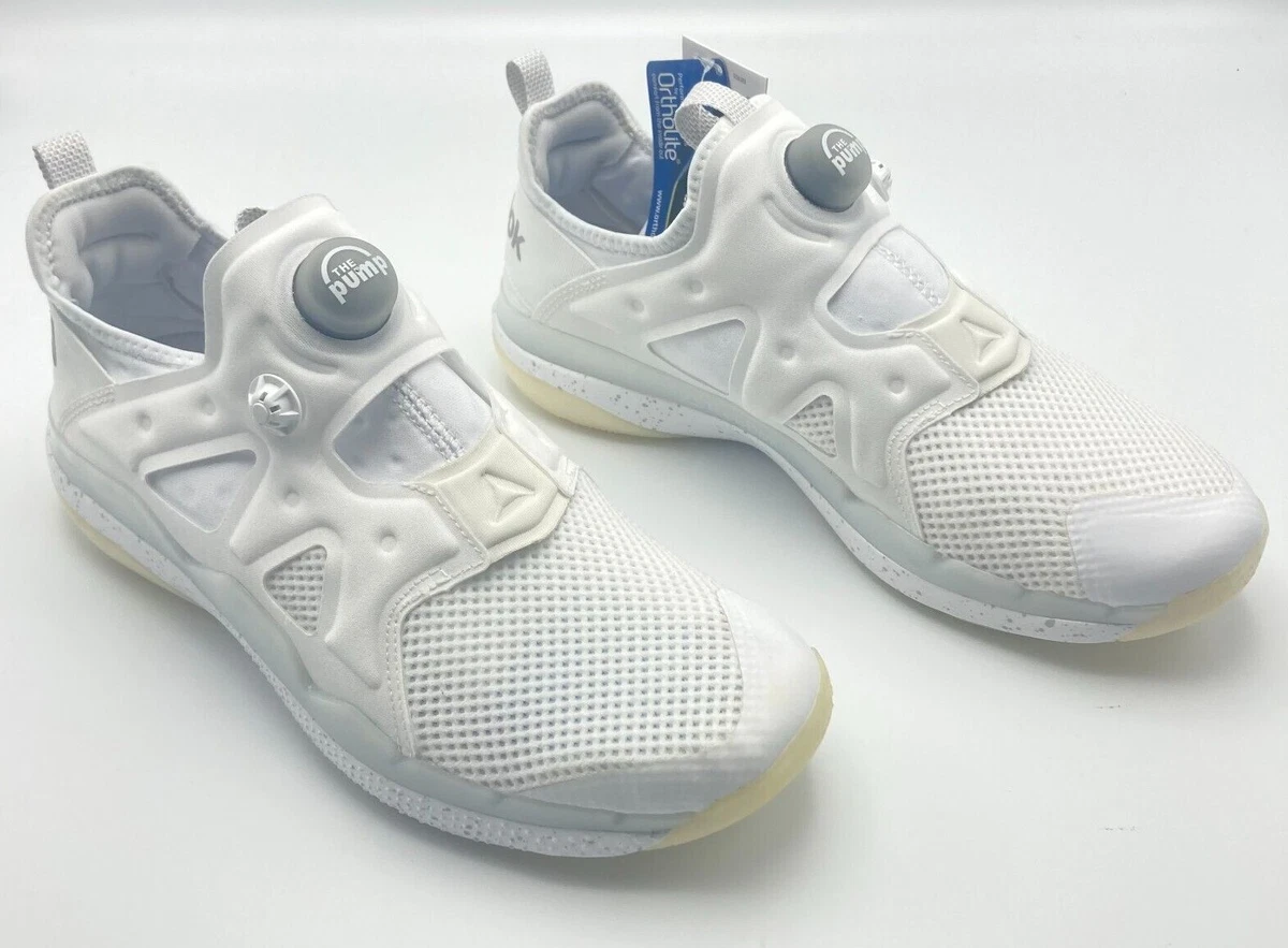 Reebok pump hotsell womens grey