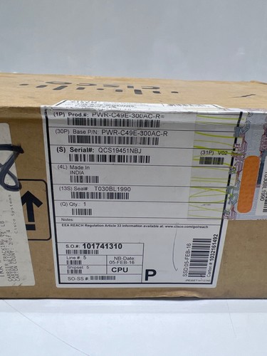 Cisco PWR-C49E-300AC-R, DCJ3001-06PLF, Catalyst 4948E 300W Netzteil - Bild 9 von 9