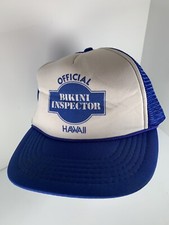 Official Bikini Inspector HAWAII adjustable trucker hat VINTAGE Rare