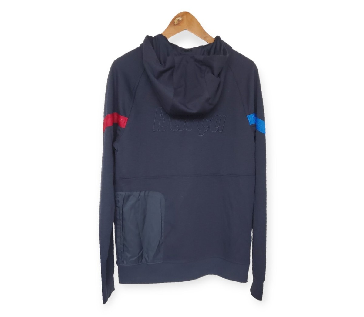 NIKE FC BARCELONA TRAVEL 1/2 ZIP HOODIE 2021/22 | eBay