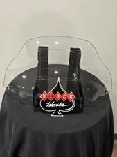 USED Klock Werks 10.5" Clear Flare 2014-2023 Harley Davidson FLH 2310-0682