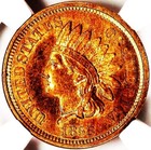 1858 INDIAN CENT P1C (JUDD-211, R-5) **SUPERB-GEM**  +++ CERTIFIED NGC PR-66 +++ — photo 9