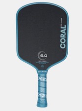 6.0 Next Gem Six Zero Coral - NEW Pickleball paddle 16mm Blue Colorway Widebody