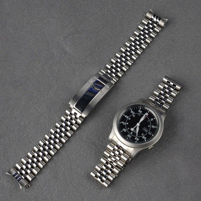 For Seiko 5 SNK809 SNK807 SNK805 SNK803 18mm Silver Jubilee Watch Band Bracelet