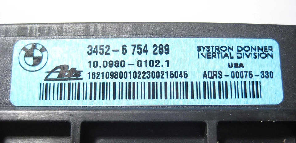 BMW E46 Z3 2001-2002 ABS DSC velocidad de guiñada sensor de inercia rotacional OEM Foto 2 de 3