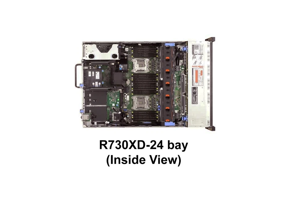 Dell PowerEdge R730XD Server 2x E5-2690 V4 = 28 Cores H730 32GB RAM 4x RJ45 - Image 4 of 4