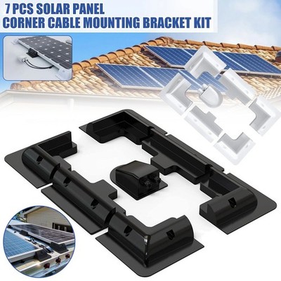 Solarpanel Halterung ABS Befestigungswinkel 7PCS Eckhalterung für RV Wohnmobile