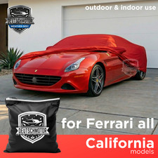 Semi Custom Outdoor Car Cover For Ferrari California 2008-2017 Red Waterproof Semi Custom Outdoor Car Cover For Ferrari California 2008-2017 Red Waterproof