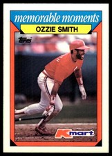 Ozzie Smith 1988 Topps Kmart Memorable Moments #28 Cardinals MLB READ FREE SHIP