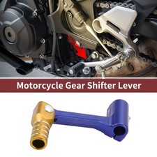 Foldable Motorcycle Gear Shifter Lever For Bosuer Cheetah Blue Gold Tone Foldable Motorcycle Gear Shifter Lever For Bosuer Cheetah Blue Gold Tone