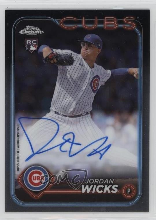 2024 Topps Chrome Rookie Auto Jordan Wicks #RA-JWS Auto RC 13dp