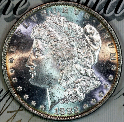 1882-O ULTRA DMPL SUPERB+ GEM BU MS MORGAN SILVER DOLLAR #DC72 FROM HOARD