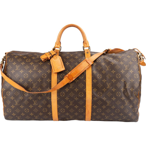 Louis Vuitton Monogram  Keepall 60 Bandoulière Travel Bag    Tasche
