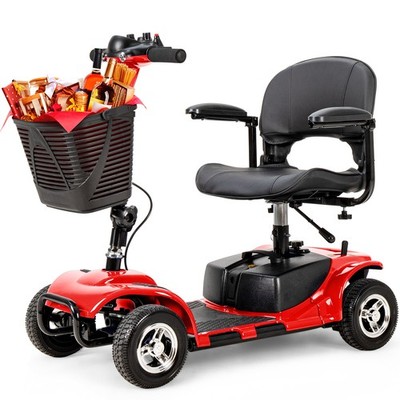 3/4 Wheel Mobility Scooter Power Wheel Chairs Electric Device For Adult Travel