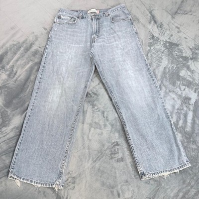 VTG Levis Jeans Men 34x30 Blue 569 Loose Straight Baggy Denim Y2K  Distressed