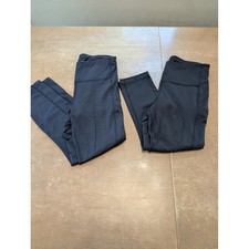 Athleta Womens Ultimate Stash Pocket Capri/ 7/8 Tight Leggings Black Small 2pk