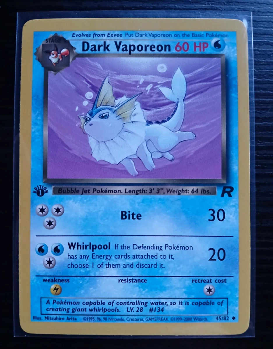 25+ Dark Vaporeon 45/82 Team Rocket for sale | Updated Oct 2026