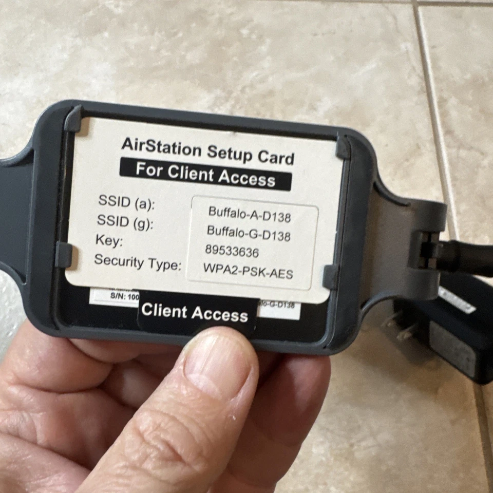 Buffalo AirStation HighPower N300 300 Mbps 4-Port 10/100 Wireless-M *READ* - Image 3 of 4