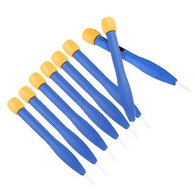 8 piece set of ceramic and plastic screwdrivers for frequency adjustment