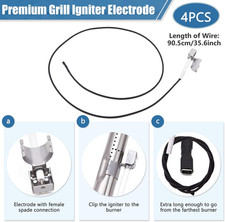 Grill Replacement Parts for Charbroil 463241113 463449914 4 Burner Gas Grill,...