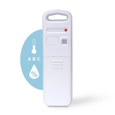 Wireless Indoor Outdoor Temperature and Humidity Sensor with A-B-C Sw