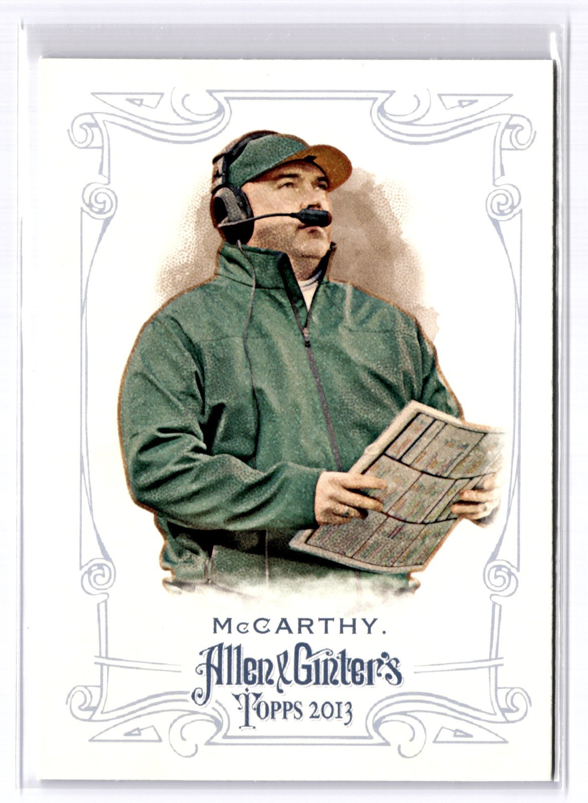 2013 Topps Allen & Ginter #278 Mike McCarthy Packers Steelers Coach