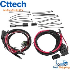 4 Pin Battery Cable Set 42014 42015 for Western SnowEx Fisher Blizzard 2 Pack