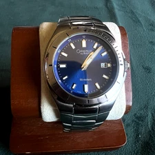 Vintage Caravelle By Bulova Mens 42mm Diver Blue Dial 43823 QUARTZ Date