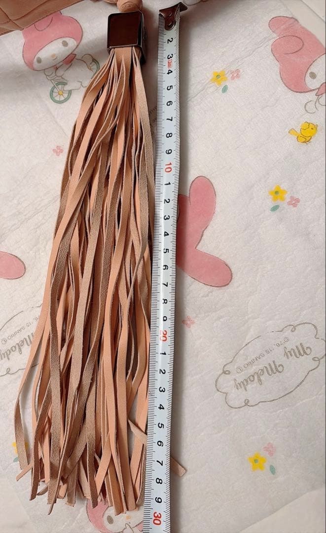 CHANEL salmon pink unused home storage rare handbag with some problems image 10