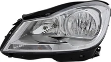 For 2012-2014 Mercedes Benz C Class Sedan Headlight Halogen Driver Side