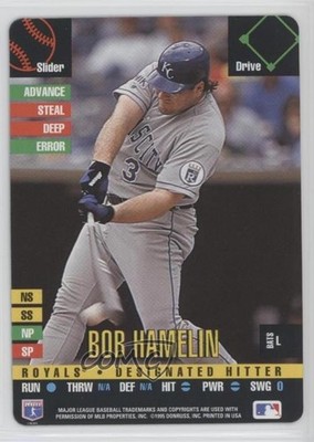 1995 Donruss Top of the Order Bob Hamelin c7w