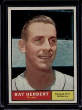 1961 Topps Set Break Semi-High # Series 6 #498 Ray Herbert, Ex