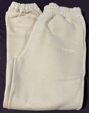 Comfrt Signature sweatpants Color- Bone Unisex Adult Size Medium