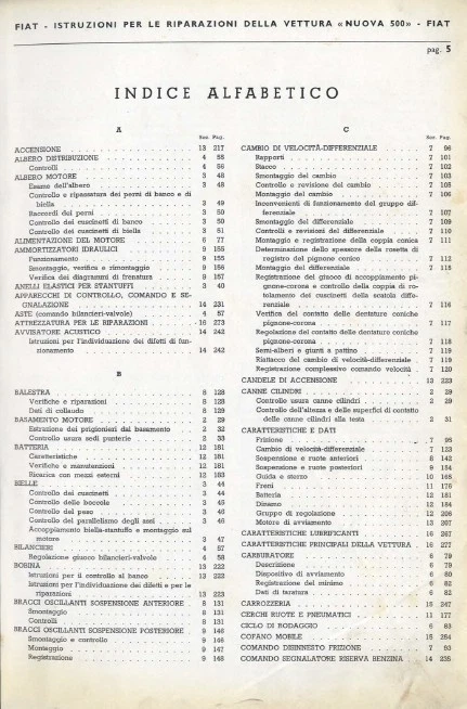 CD Manuale Officina Istruzioni Riparazioni FIAT Nuova 500 Tipo 110 1957* - Immagine 4 di 4