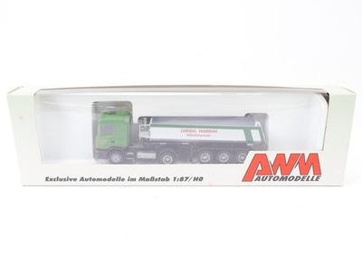AWM H0 50974.3 Modellauto LKW Scania 124 Carnehl Kipper Sattelzug grün