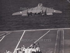 3 Original photos Fleet air arm Sea Vixen jets on aircraft carrier HMS Centaur