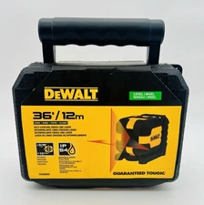 DeWalt 36' Self-leveling Cross Line Laser Level DW08802 New With Case