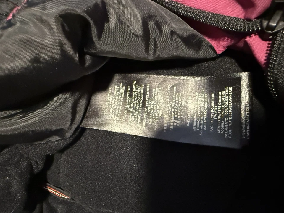 Women’s Orage Insulated Ski Pants With Adjustable Waist, Raspberry, Size Sm - Image 4 of 4