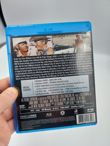 Junior Bonner (Blu-ray, 1972) - Steve McQueen - Kino Lorber - OOP - Imagen 3 de 5