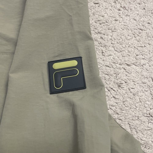 FILA 1/4 zip Magnus Track Top Jacket Long Sleeve Large Olive Green. NWT! - Picture 2 of 10