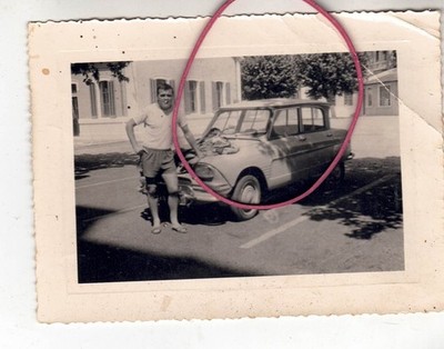PHOTO FOTO  AUTO AUTOMOBILE  CITROEN AMI 6