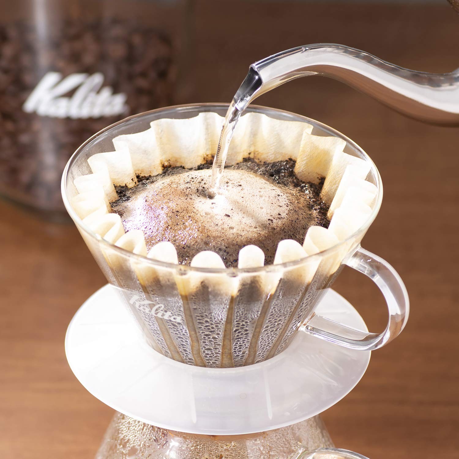 Wave Paper Coffee Filters I Larger Size 185 I 100 Count I Specially Pour Over...