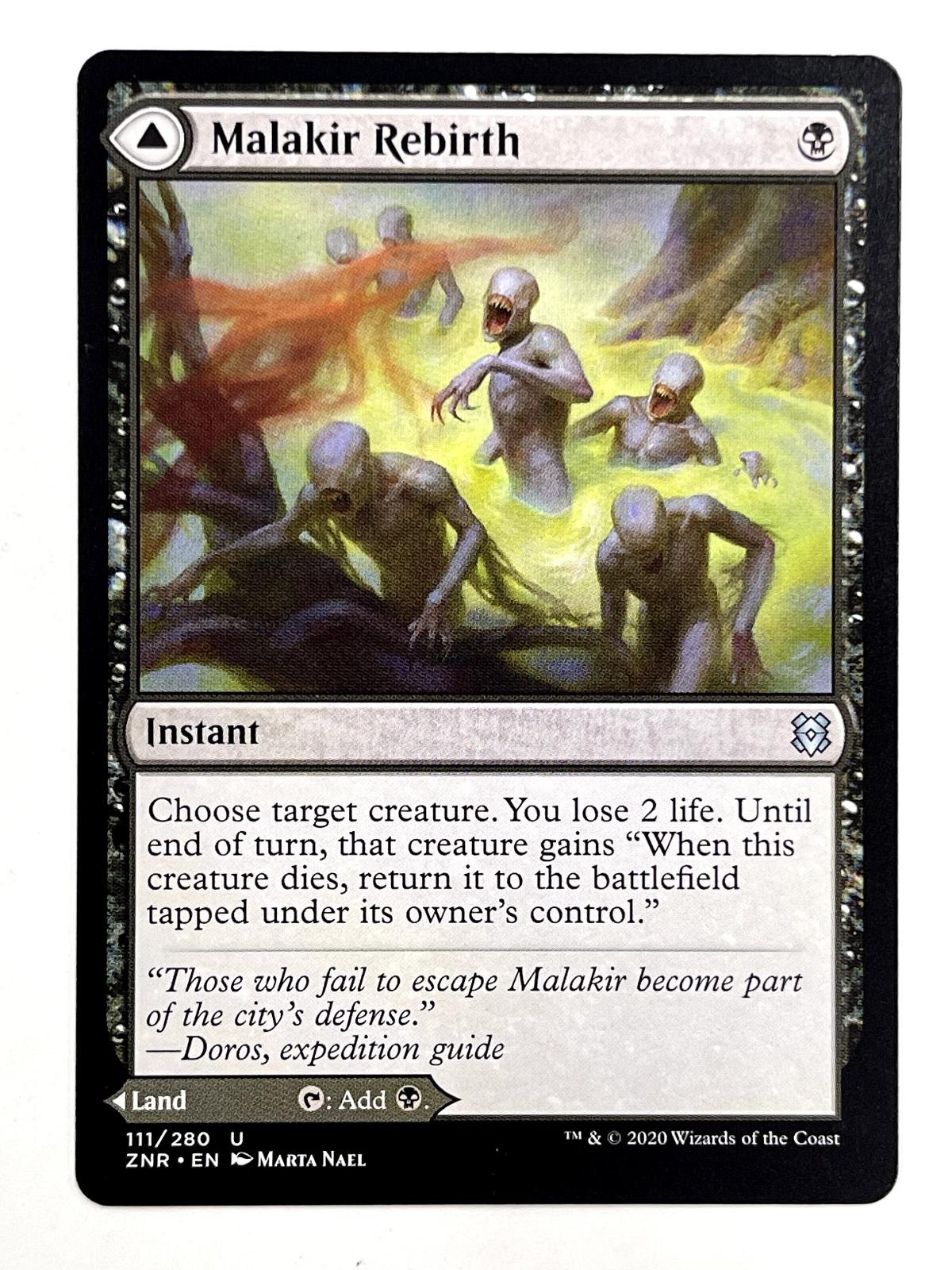 Malakir Rebirth 111 Uncommon Zendikar Rising Magic: The Gathering NM