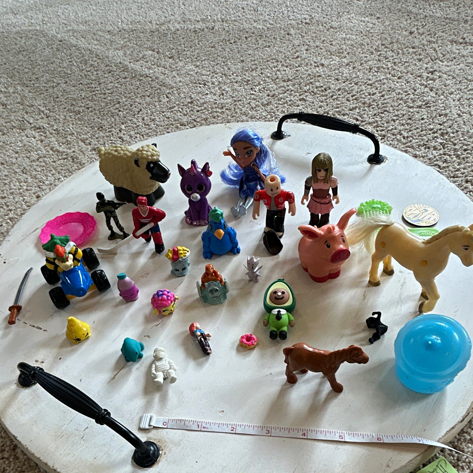 Mix Collectible Figures Kinder Hairmazing Play-Doh Mario Roblox Ty Polly Pocket