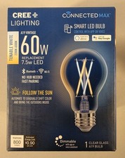 Cree Connected Max 60 Watt Eq A19 Tunable White Dimmable Smart Led Light Bulb