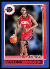2021-22 Hoops Usman Garuba #238 BASKETBALL CARD Rookie Houston Rockets RC Blue
