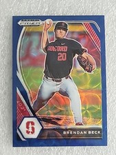 Brendan Beck 2021 Panini Prizm Draft Picks #PDP55 Blue Prizm /15