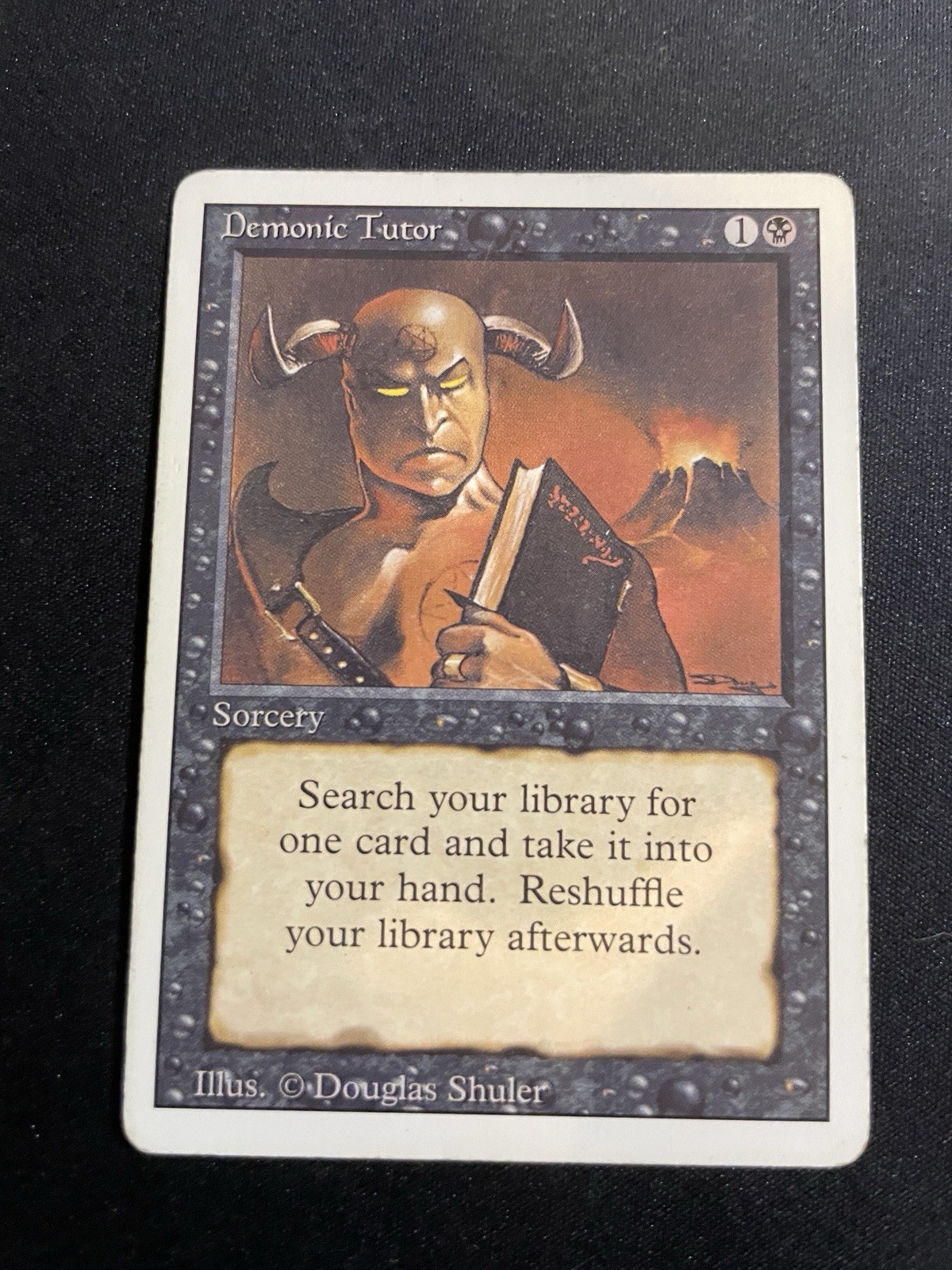 MtG x1 Demonic Tutor Revised Magic The Gathering