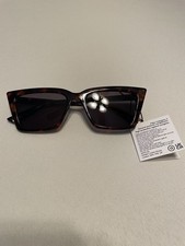 Brand New Pointed Sunglasses - Brown Tortoise